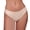 Khaki, variant on Yoga Thong Panties for Women - Mid Waist Ice Silk Seamless Briefs, Invisible No Show Base Layer for Gym Daily Wear