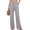 861#Gray, variant on Women's Casual Summer Linen Wide Leg Pants High Waisted Loose Fit Breathable Trousers Blue M