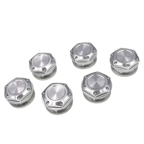 Conchas de accesorios de la tapa del orificio del marco de la cicleta Conjunto de la tapa de la tapa para Plata