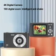 thumbnail image 3 of Cámara Digital 4K, Cámara de Vlogging de Enfoce Autico Hd de 48MP Con Pantalla de 2,4 Pulgadas, Zoom Digital de 16x, Luz de Relleno, Cámara de Vídeo Compacta para Vijes, 3 of 7