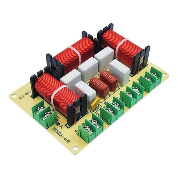 200W 4 Way Crossover Audio Speaker Dual Bass   Midrange Treble Frequency Divider KTV Professional