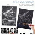 thumbnail image 3 of LAPTOM MAX 8-Pack Glow in the Dark Scratch Art Paper Set for Adults, World DIY Scratch Off Kit with 6 Tools, 11.2 x 8.2 in, 3 of 6