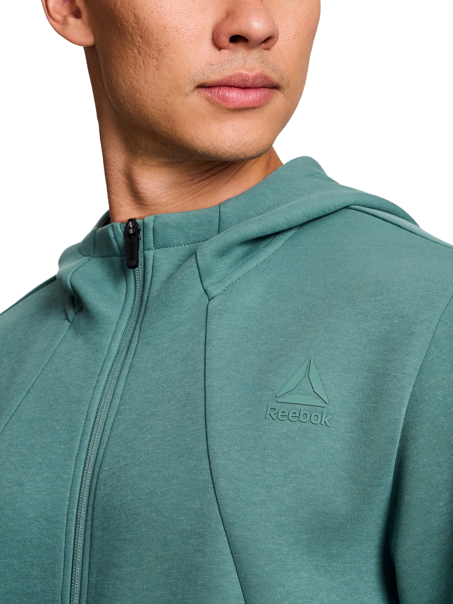 Reebok Men's and Big Men's Momentum Fleece Full Zip Hoodie, Sizes XS-5XL