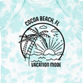 thumbnail image 4 of Inktastic Summer Vacation Mode Cocoa Beach Florida Boys or Girls Baby Bodysuit, 4 of 5