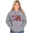 thumbnail image 4 of Popeye Oklahoma OK Local State Pride Zip Up Hoodie Men's Women's Brisco Brands S, 4 of 6