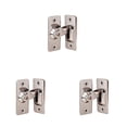 thumbnail image 1 of YWIYIUD 3PCS 90° Stainless Steel RightAngle Door Lock Pocket Door Lock for Door and Window Sliding Lock Sliding Door Lock Sliding Lock, Hardware Household Accessories, 1 of 1