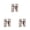 Multicolor*3, variant on Torch 3Pcs 90 Degree Latch, 304 Stainless Steel Sliding Door Latch, Right Angle Sliding Door Latch Lock for Cabinets, Bathroom, Silver