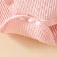 thumbnail image 7 of Girl Clothes 0 3 6 12 18 24 Months Rib Knit Romper Daisy Print Pants Headbands Baby Clothes Girls, 7 of 7