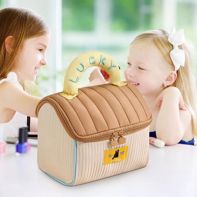 Fiudx Bolsa de Maquillaje, Estuche de Almacenamiento Tipo Cabina, Organizador de Gran Capacidad, Diseño de Fácil Acceso, Ideal para Viajes, Gimnasios, Uso Diario, para Entusiastas de La Belleza, Lige