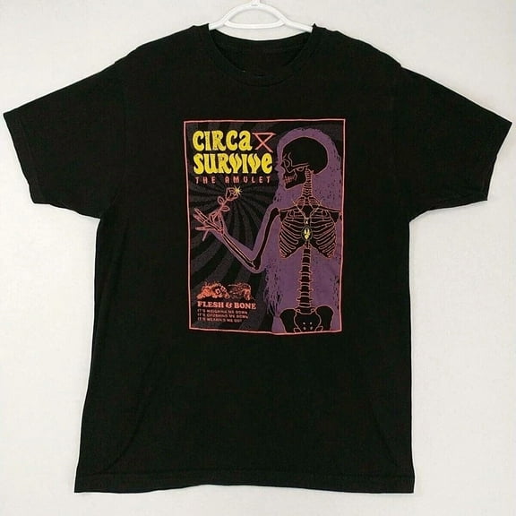 CIRCA SURVIVE Band Black Cotton Full Size Shirt TT1633