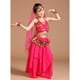 thumbnail image 5 of Juego de Traje de Danza de Vientre con Borla de Moneda Artificial con Bufanda de Cadera Demostraciones de Danza de Muchacha Rosa Baoblaze  Traje de la danza del vientre, 5 of 8
