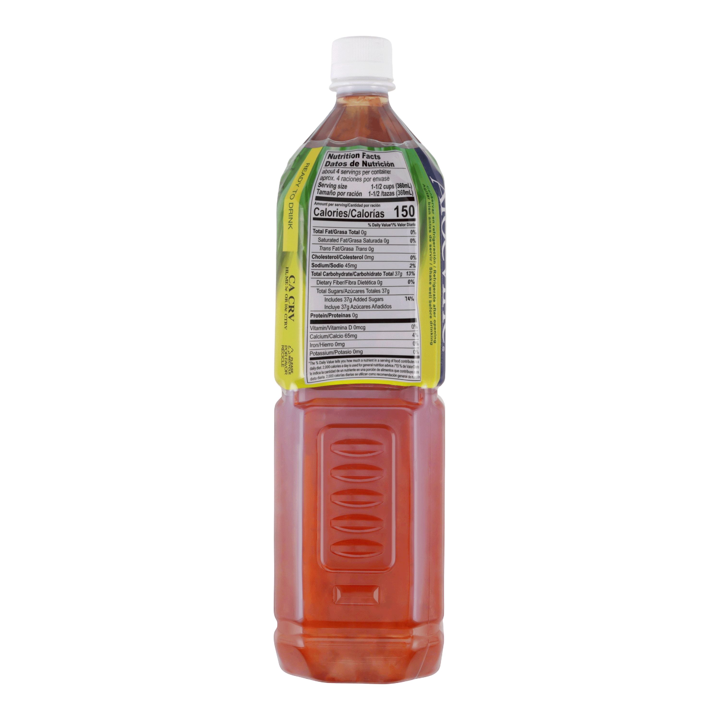 Aloevine Grape Aloe Vera Drink with Aloe Pulp, 50.7 fl oz, 12 Count Bottles
