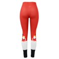 thumbnail image 4 of MKLEKYY Leggings para mujer Leggings navideños de cintura alta para mujer Leggings con estampado navideño novedoso Ropa navideña divertida 3699, 4 of 4