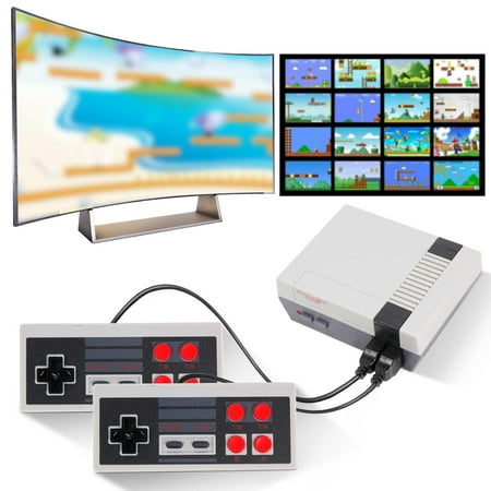 Mini Game Console Childhood Video Game Consoles Built-in 620 Games with NES Dual Controllers Handheld Game Player Console Classic System Edition Plug & Play For Kids & Adults