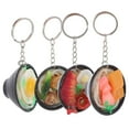 thumbnail image 3 of 4 llaveros de ramen de colores, colgantes de estilo japonés (estilo aleatorio), 3 of 6