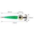 thumbnail image 3 of LED Fish Bait Lure Light Calamar Pesca Pulpo Mar Lámpara subacuática (Verde), 3 of 5
