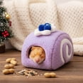 thumbnail image 5 of Plush Hamster House Small Animal Cage Small Pet Nest Pet Toy Hiding House Cute Desserts Cake Plush Hamster Bed for Rat, 5 of 7
