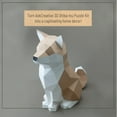 thumbnail image 4 of Mayde AskCreative 3D Puzzles, Easy-to-Assemble Dog Puzzle DIY Papercraft Kits for Adults & Students (Shiba Inu - Brown, Small), 4 of 5
