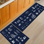 Non Slip Water Absorption Rectangle Carpet Floor Mat for Home Kitchen Corridor