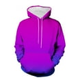 thumbnail image 3 of Hoodies for Men Gradient Color Sweatshirts Hooded Pullover Long Sleeve Sweatshirt,Casual Sweaters Crew Neck Fleece Lined Hoodies Sports Activewear with Pocket Cotton Jacket S-5XL, 3 of 6