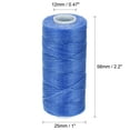 thumbnail image 3 of Unique Bargains Sapphire Blue Polyester Waxed Leather Sewing Thread, 55 Yards, 3 of 6