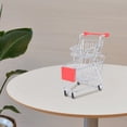 thumbnail image 1 of QUMIIRITY food basket Mini Cart Storage Basket Red Iron for General Users 1Set, 1 of 5