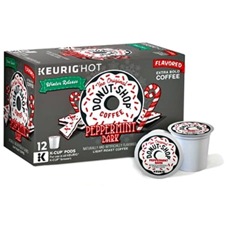 Bundle Of 2: Donut Shop Peppermint Bark Winter Release 24 K-Cup