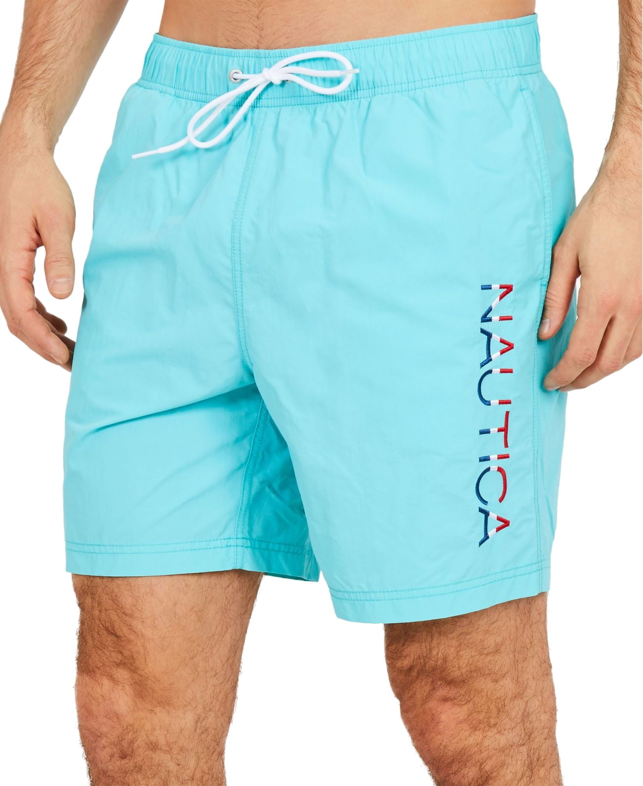 Nautica Mens Embroidered Side Logo Trunks Swimwear 2XL