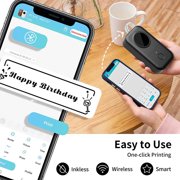 Label Maker, D30 Portable Bluetooth Label Maker Machine with Tape, Small Mini Label Printer, Multiple Templates Fonts Icon Labeler for Home, School, Office