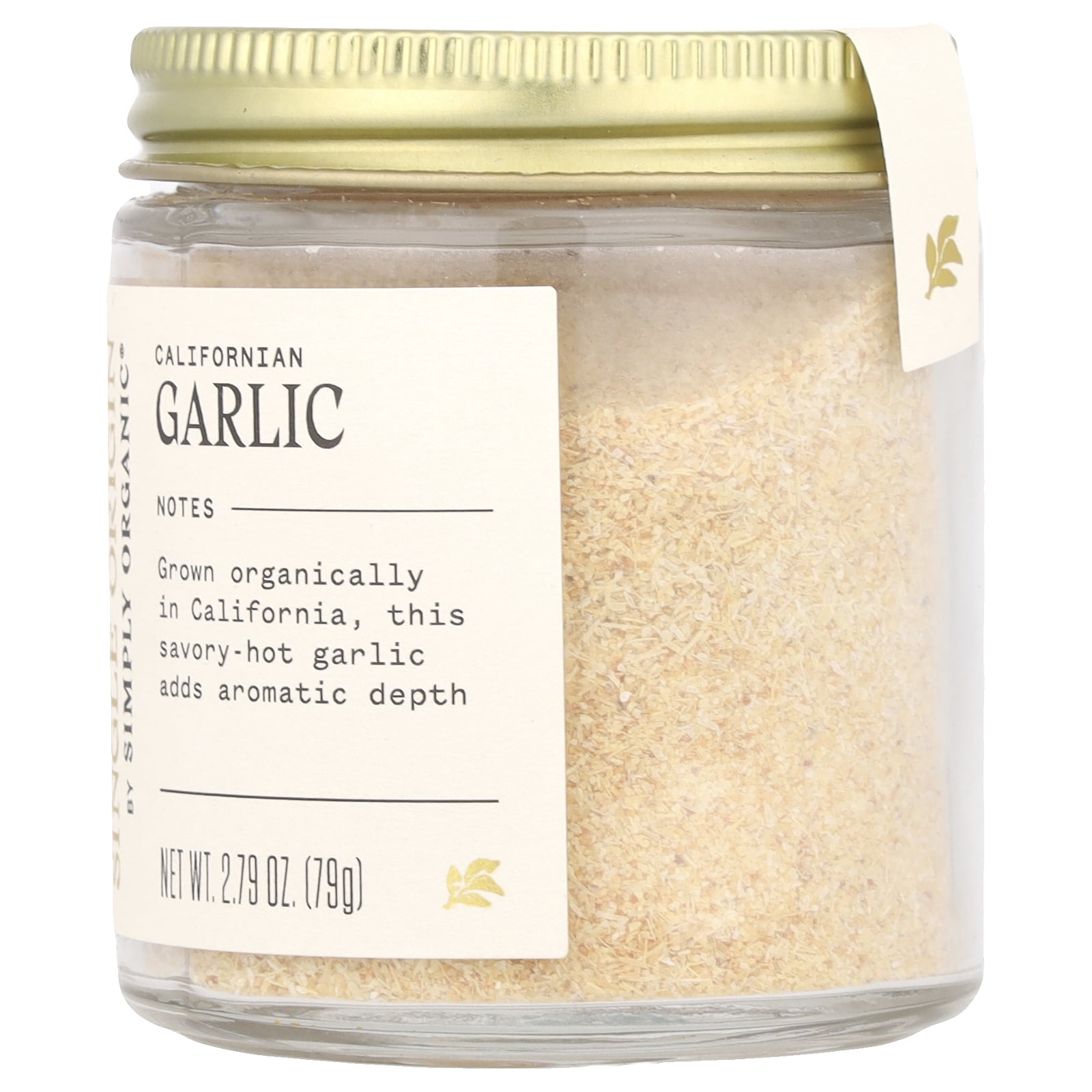 Simply Organic Single Origin Californian Garlic, 2.79 oz.