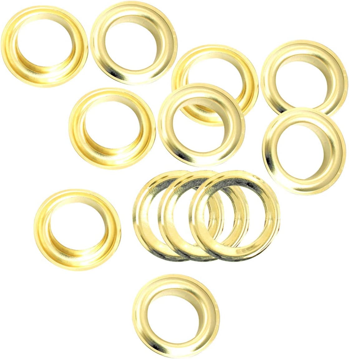 50-1000pcs 6.5mm Metal Eyelets Grommets With Washers For Leather Craft  Clothes