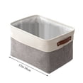 thumbnail image 3 of Mohdy Fabric Storage Baskets,Storage Bag Large Capacity Folding Clothes Portable Wardrobe Sorting Clothes Storage Box with Reinforced Handle Zipper for Home Comforters Pillow Blanket Bedding Quil, 3 of 9