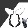thumbnail image 1 of Danhjin Motorcycle Mirrors Motorcycle Mirrors Motorcycle Modified Accessories Motorcycle Mirrors for Handlebars Motorcycle Cool Mirrors Plastic Case Nylon Rods Two-Piece Set, 1 of 6