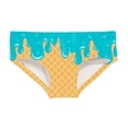 thumbnail image 3 of Shachafan Girls Swimwear Ice Print Swimsuit Kids Two Piece Bathing Sun Swim Trunks Rash Guard Beach Guards Toddlers, 3 of 4