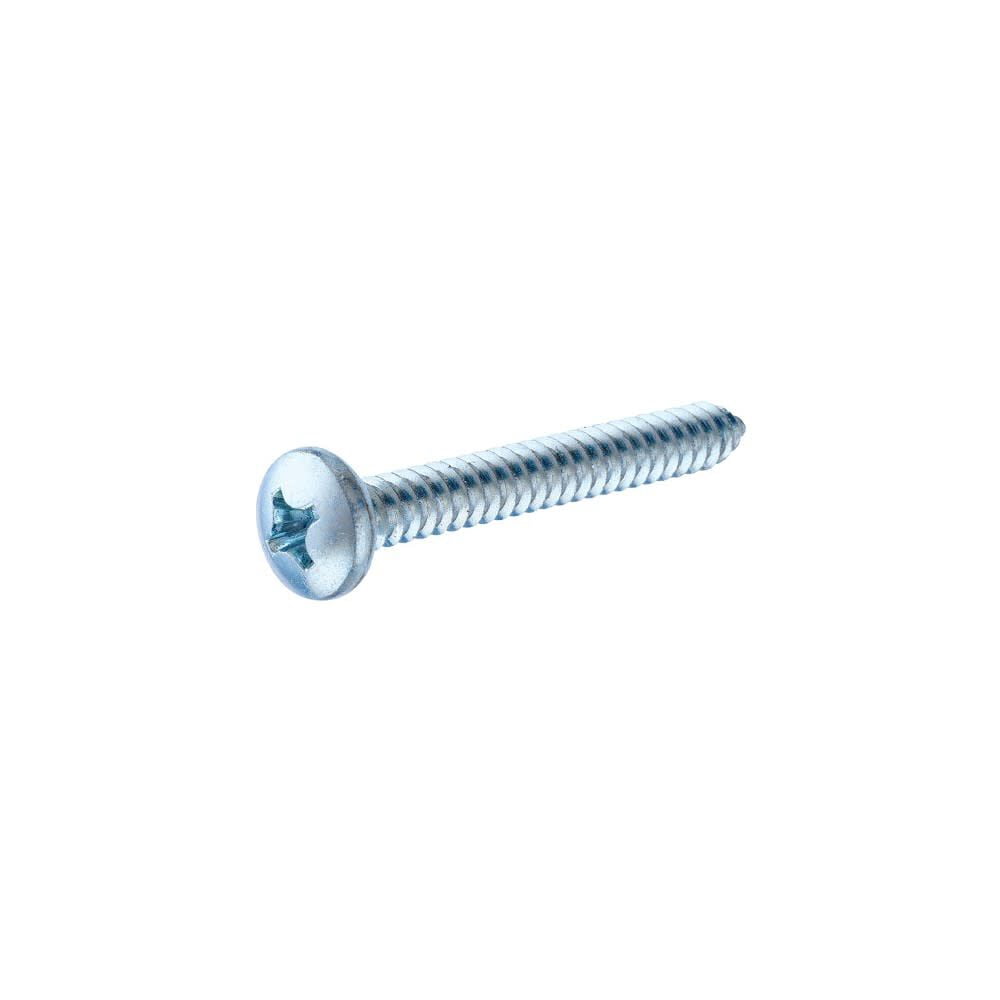Hillman #14 X 1 1/2In Zinc Pan Head Phillips Sheet Metal Screw 100Pk