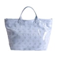 thumbnail image 1 of Bolsa de playa impermeable de gran capacidad, bolso de fin de semana reutilizable para ir a la oficina. Azul, 1 of 9