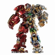 2700+ Pieces Iron Heroes Building Blocks Set, Buster Mech Action Figure Model Kit, DIY Construction Bricks Toy for Collectors, Teens, Adults