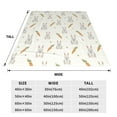 thumbnail image 3 of Vsdgher Retro Rabbit Ultra-Soft Micro flannel Blanket Throw Blankets for Couch Sofa, Bed (4 sizes)-80"x60", 3 of 7