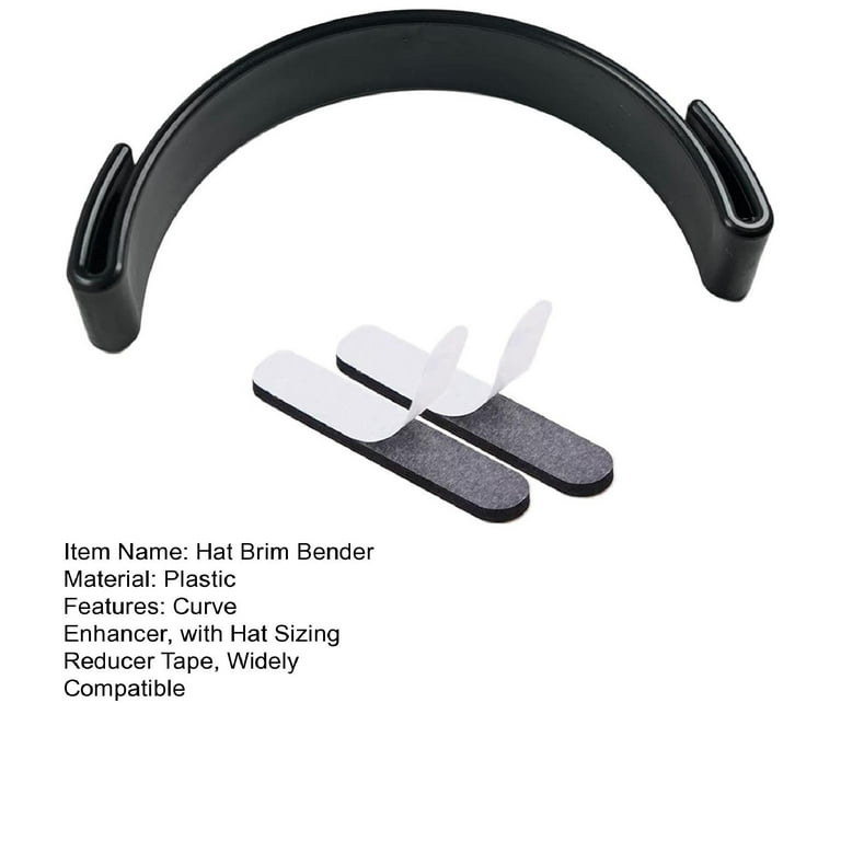 yunmanqiji Hat Brim Bender, 2 PCS hat brim shaper hat curve band Perfect  Brim Bender Made of natural bamboo，Two (2) Sizes Shape The brim curve For
