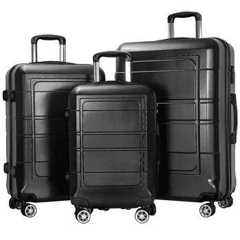 AEDILYS 3-Piece Hardside Luggage Set with TSA Lock (20