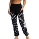 thumbnail image 1 of Gibobby Pantalones deportivos Mujer Hippie Bohemio Palazzo Yoga Scrunched Bottom Tie Dye Harem Pantalones Mujer Tie Dye Harem Pantalones(F， Talla única), 1 of 5