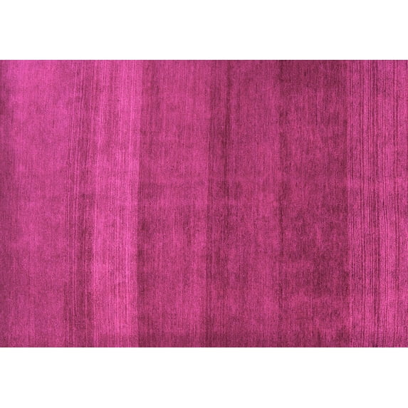 Ahgly Company Indoor Rectangle Abstract Pink Modern Area Rugs, 7' x 10'