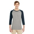 thumbnail image 4 of JERZEES - Triblend Three-Quarter Raglan Baseball T-Shirt - 601RR, 4 of 9