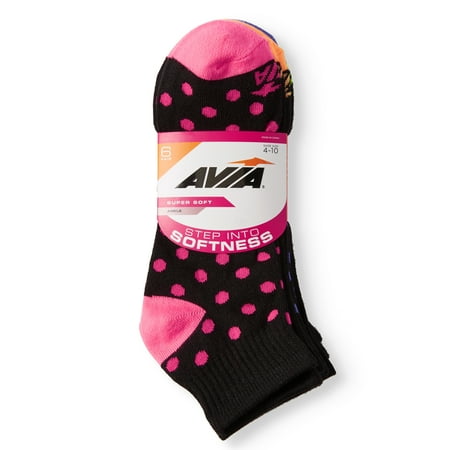 Avia - Ladies Super Soft Ankle Socks, 6 Pack - Walmart.com - Walmart.com