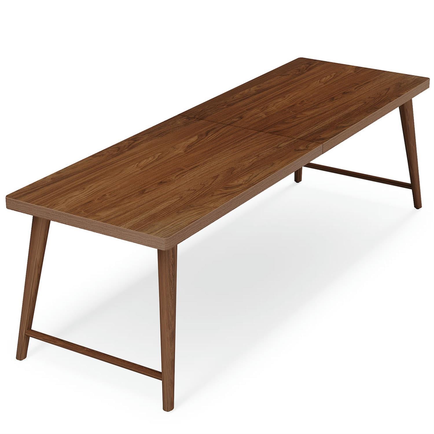 Demi Bonn 78" Two Person Executive Computer Desk with Metal Frame, Modern Duty Study Writing Gaming Table for Home Office, Rectangle Workstation, Brown