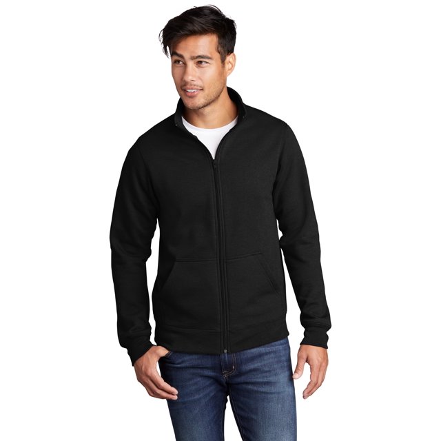 Port & Company Men's Core Fleece Cadet FullZip SweaT-Shirt PC78FZ