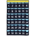 thumbnail image 1 of Numbered Organizer Classroom Pocket Chart for Cell Phones Calculators Holders Blue (36 Pockets), 1 of 4