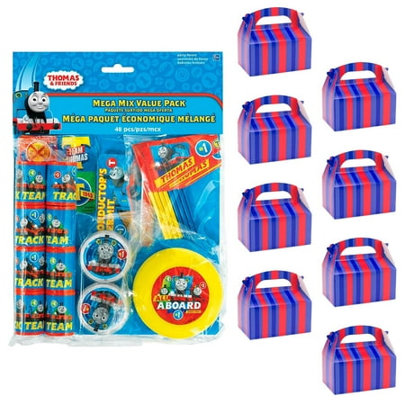 Thomas the Train Filled Favor Box Kit (for 8 Guests)