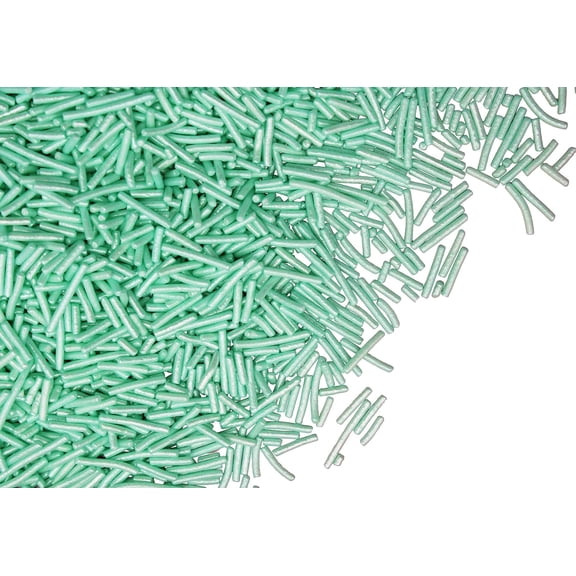 1 Pound Teal Sprinkles BULK Jimmies - Edible Cake Cupcakes Dessert & Ice Cream Topping-Teal Blue Candy
