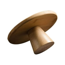 YSNOOWE Party Cake Holder Light Brown Wooden Design 1Pcs 8 Inches
